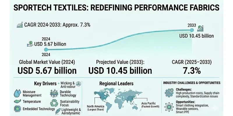 Sportech Textiles Industry Forecast 2026: The Numbers Driving Next-Gen Performance Fabrics 